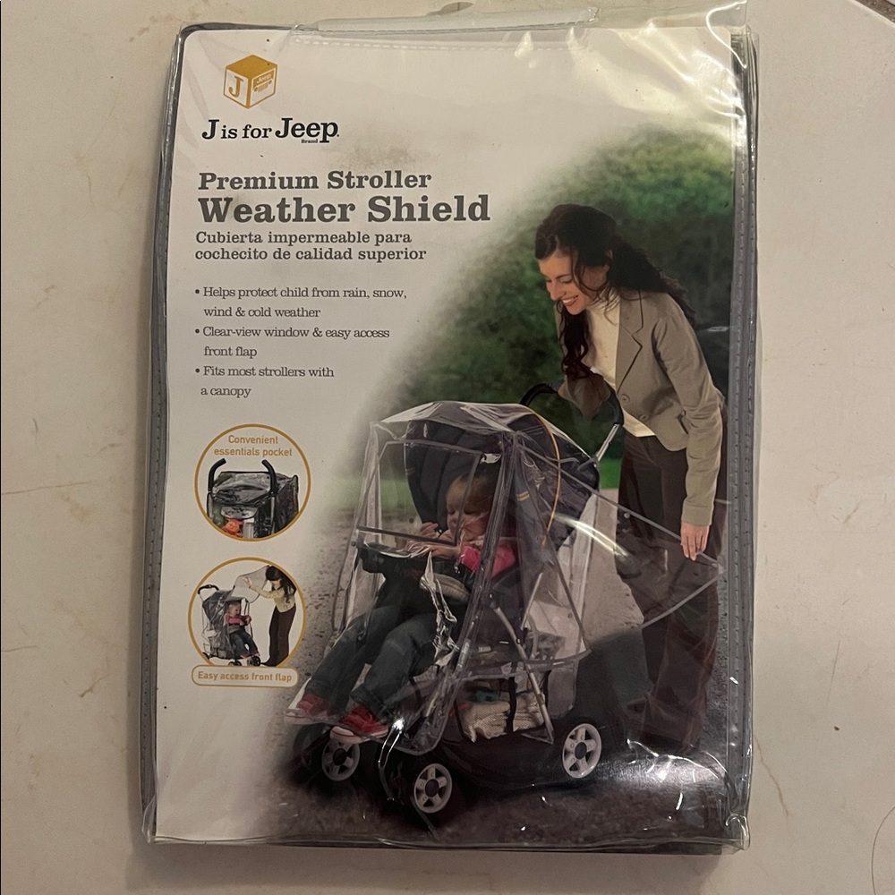 NWT Jeep Stroller Weather Shield